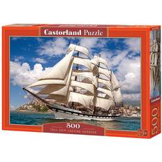 Castorland Jigsaw Puzzles Castorland Tall Ship Leaving Harbour 500 Pieces