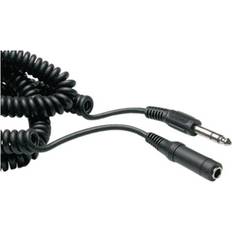 Kabeladaptere - Spiral Kabler Wentronic Coiled 6.3mm-6.3mm M-F 5m