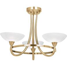 Endon Cagney 3Lt Ceiling Flush Light ∅ 55cm