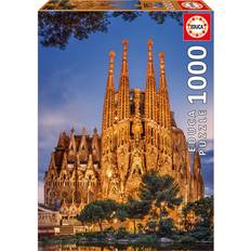 12 Rompecabezas Clásicos Educa Puzzle Sagrada Familia 1000pz