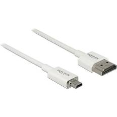 Ethernet slim DeLock Slim Premium HDMI - HDMI Micro 0.2m