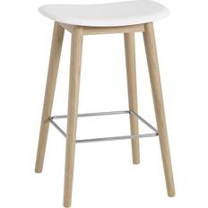 Muuto Fiber Wood Base Bar Stool 66cm