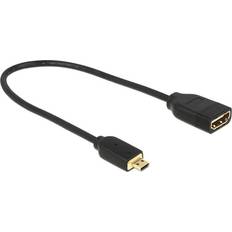 Standard HDMI-Micro HDMI Kabels DeLock HDMI-HDMI Micro M-F