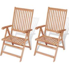 Wood Patio Chairs Garden & Outdoor Furniture vidaXL 43029 2-pack Garden Dining Chair