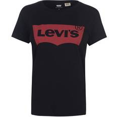 Levi's Damen T-Shirts Levi's The Perfect Graphic Tee - Large Batwing Black/Black