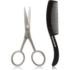 Ensembles de coiffure pour barbe Tweezerman G.E.A.R Moustache Scissors With Comb