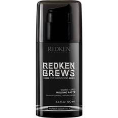 Redken Curly Hair Styling Creams Redken Brews Work Hard Molding Paste 100ml