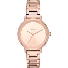 Jaune Montres-bracelets DKNY pour femme The Modernist NY2637 Or Rose