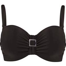 Panache Anya Bandeau Bikini Top - Black