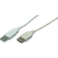 Kablar LogiLink USB A - USB A M-F 2.0 5m