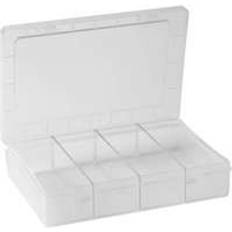 Scatole Assortite Hünersdorff Scatola minuteria (L x L x A) 180 x 140 x 40 mm Scomparti: 1 suddivisione fissa Contenuto 1 pz