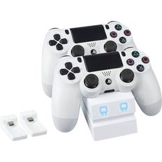 PlayStation 4 Stazioni di Ricarica Venom Twin Docking Station for PlayStation 4 - White