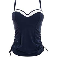 Tankinis Panache Anya Cruise Bandeau Tankini - Navy/White