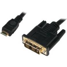 LogiLink Mini HDMI - DVI-D Single Link 1m