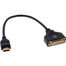 Kramer HDMI - DVI-I M-F 0.3m