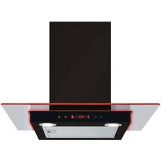 Black - Wall Mounted Extractor Fans on sale CDA EKN60BL 60cm, Black, Red, Blue