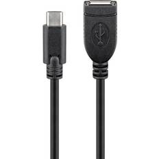 Goobay USB C - USB 2.0 A M-F 0.5m