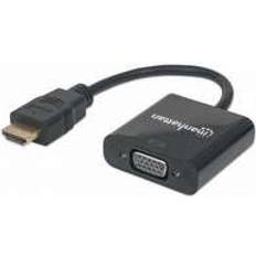 Manhattan HDMI-VGA/USB B Micro M-F 0.3m