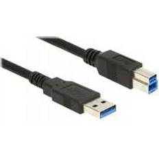 0.5 m - USB A-USB B - USB-kabel Kabler DeLock SuperSpeed USB A-USB B 3.0 0.5m