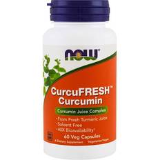 Gurkmeja Kosttillskott Now Foods CurcuFRESH Curcumin 60 st