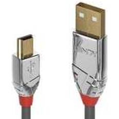 Cables Lindy Cromo Line USB A-USB Mini-B 2.0 1m