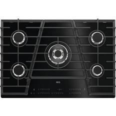 Gas Hobs - Hob2Hood Connection Built in Hobs AEG HVB75450IB