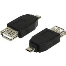 Kablar LogiLink AU0029 USB A - USB Micro-B F-M 2.0 Adapter