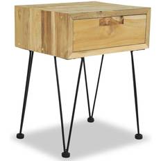 Teak Bedside Tables vidaXL 244576 Bedside Table 30x40cm