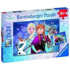Puslespil Ravensburger Disney Frozen Northern Lights 2x24 Pieces
