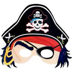 Unisexe Masques demi-visage Amscan Treasure Pirate Mask with Hat