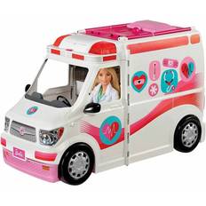 Barbie Emergency Vehicle Transforms Into Care Clinic