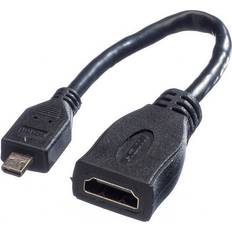 Value HDMI - Micro HDMI M-F 0.2m