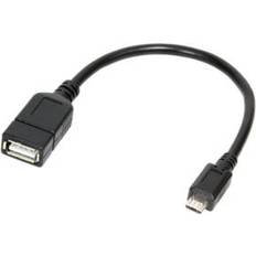 LogiLink OTG USB A-USB Micro-B M-F 2.0