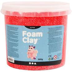 Foam Clay Glitter Clay Red 560g