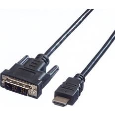 DVI-kablar - Standard HDMI-Standard HDMI Value HDMI - DVI-D Single Link 2m