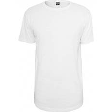 Urban Classics Long Shaped Side Zip T-shirt White