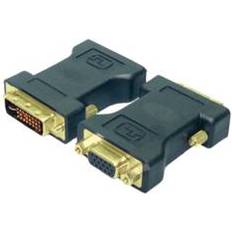 LogiLink DVI-I Dual Link - VGA M-F Adapter