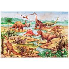 Melissa & Doug Perinteiset Palapelit Melissa & Doug Lattiapalapeli 48 palaa Dinosaurus