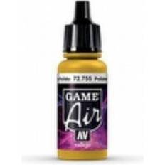 Guld Akrylfärger Vallejo Game Air Polished Gold 17ml
