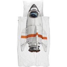 Orange Bettwäsche-Sets Snurk Rocket Duvet Cover Junior 39.4x55.1"