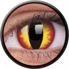 Halloween Verres Colorés Colourvue ColorVue Crazy Rouge Dragon Eyes (2 lentilles)