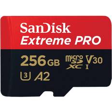 Sandisk extreme pro 256gb SanDisk Extreme Pro microSDXC Class 10 UHS-I U3 V30 A2 170/90MB/s 256GB +Adapter