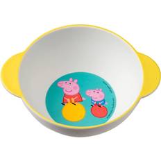 Rouge Assiettes et Bols Petit Jour Bowl with Handles Peppa Pig