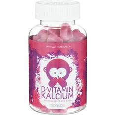 D vitamin barn Monkids Vitamin D + Calcium Strawberry 60 st