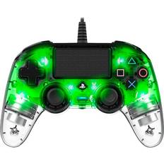 Nacon Manette filaire Lumineuse Verte pour PS4