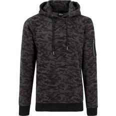 Urban Classics Sweat Camo Bomber Hoodie Dark Camo