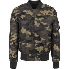 Urban Classics Basic Bomber Jacket - Wood Camo