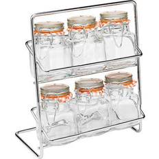 Pisa Kilner 6 Spice Jar Rack