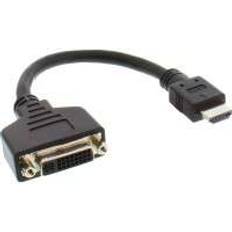InLine Gold HDMI - DVI-D M-F