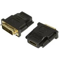 LogiLink AH0001 DVI 24+1 - HDMI Adapter M-F